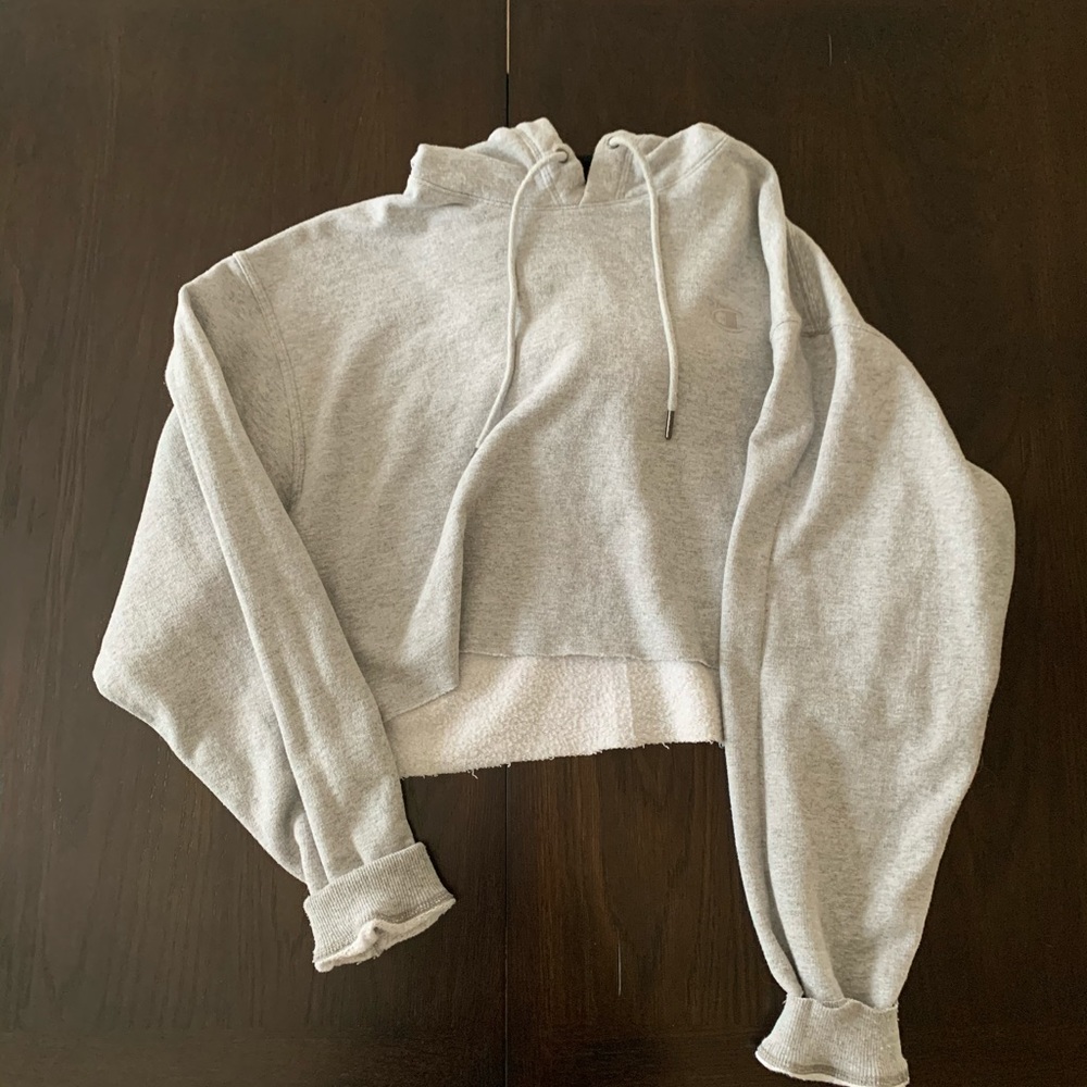 Champion grey hoodie